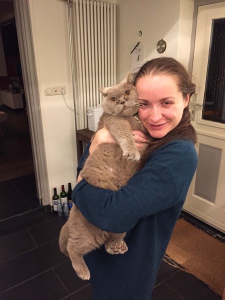 Tatiana Chulochnikova with Funtik